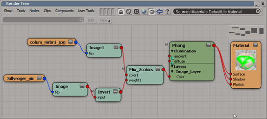 Using Mix 2 Colors to fake an alpha channel