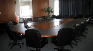The Jurassic Park meeting room in the Softimage building, circa 2005