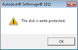 Disk-is-write-protected