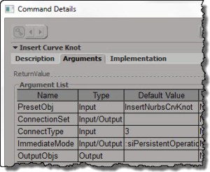 InsertCurveKnotArguments