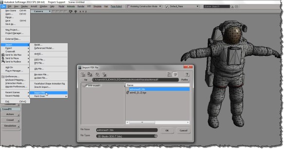 ImportFBX-3DS-Astronaut