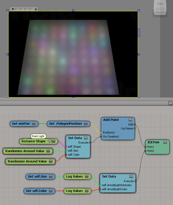 Using ICE Attributes To Control Point Light Instances EX SI Using ice attributes to control point light instances ex si